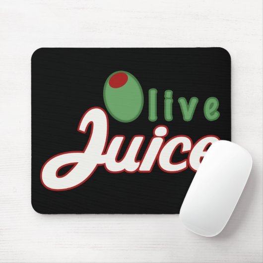 Olivgrüner Saft Mousepad (Mit Mouse)