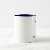 Olivgrüner Saft! Zweifarbige Tasse (Mittel)