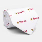 Olivgrünes (i-Liebe) Bocce Krawatte (Gerollt)
