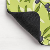 Olivgrünes Muster Mousepad (Ecke)