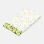 Olivgrünes Muster Post-it Klebezettel (angewinkelt)