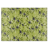 Olivgrünes Muster Schneidebrett (Vorderseite)