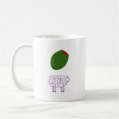Olivgrünes Mutterschaf Kaffeetasse (Links)