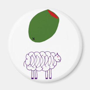 Olivgrünes Mutterschaf Magnet