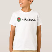 Olivgrünes Nonna T-Shirt (Vorderseite)