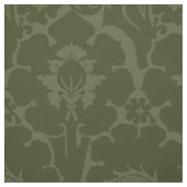Olivgrünes Renaissance-Blumenmuster Stoff (Muster)