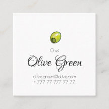 Olivgrünes Restaurant