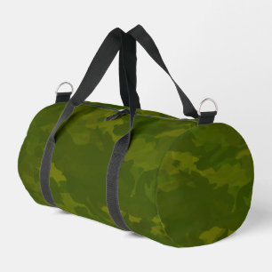 Olivgrünes Tarnmuster Duffle Bag