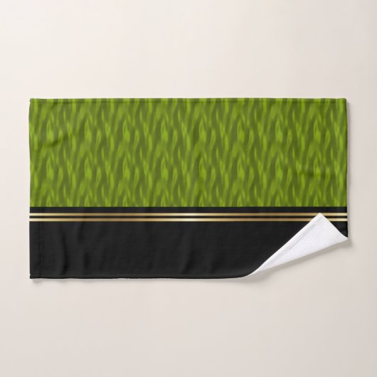 Olivgrünes Wasser Badhandtuch Set (Handtuch)