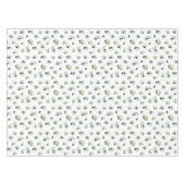Olivgrünes Wasserfarben-Botanik-Chic-Muster Tischdecke (Vorderseite (Horizontal))