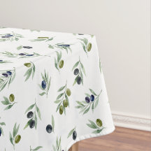 Olivgrünes Wasserfarben-Botanik-Chic-Muster