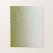 Olivgrünes weißes Ombre Puzzle (Vertikal)