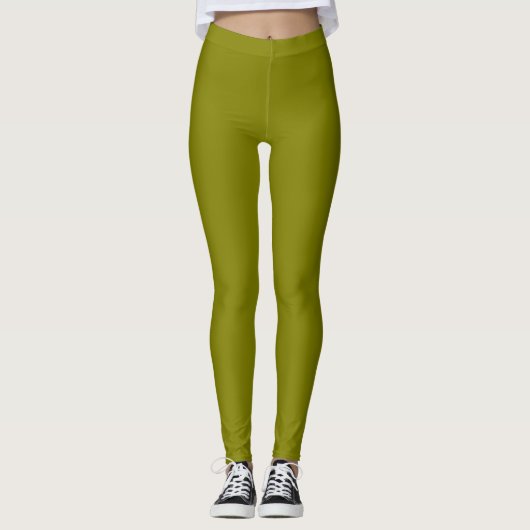 Olivharz-Leggings Leggings (Vorderseite)