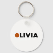 Olivia Basketball Schlüsselanhänger (Vorderseite)