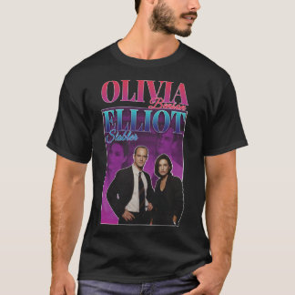 Olivia Benson & Elliot Stabler 90er Jahre Inspi T-Shirt