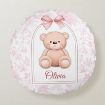 Olivia | Benutzerdefiniertes rosa Teddy-Bär-Kinder