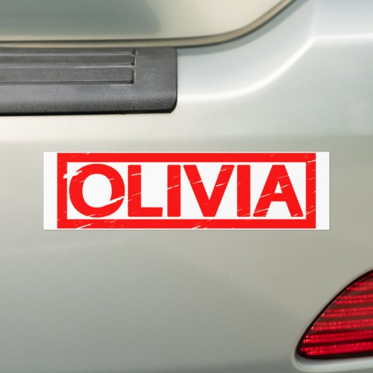 Olivia Briefmarke Autoaufkleber (Auf Auto)