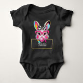 Olivia Bubble Easter Bunny Baby Strampler (Vorderseite)