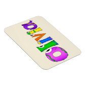 "Olivia" Cartoon-Zeichenname Magnet (Rechte Seite)