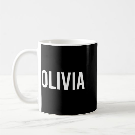 Olivia - Cool New Funny Name Fan Gift Tee  Kaffeetasse (Links)
