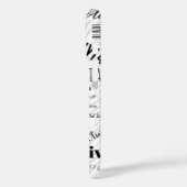 Olivia Custom Name Black White  Case-Mate iPhone Hülle (Rückseite / Links)