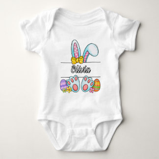 Olivia Easter Bunny Baby Strampler