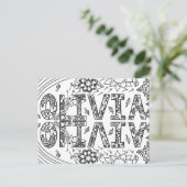 Olivia, Eine Karte für Sie, die Farbe (Stehend Vorderseite)