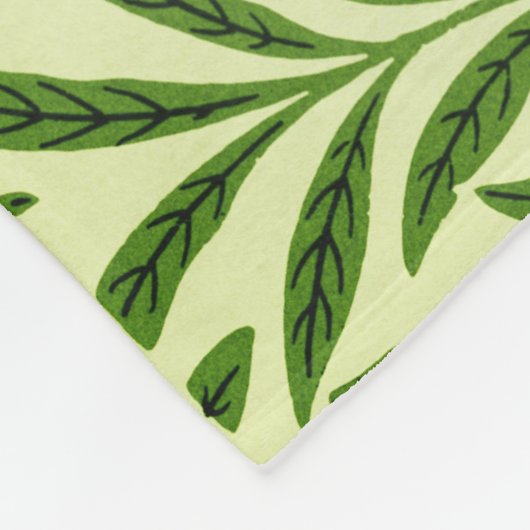 Olivia Elegant Muster Personalisierter Name Fleecedecke (Ecke)