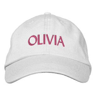 OLIVIA EMBROIDERED BASEBALL CAP BESTICKTE BASEBALLKAPPE
