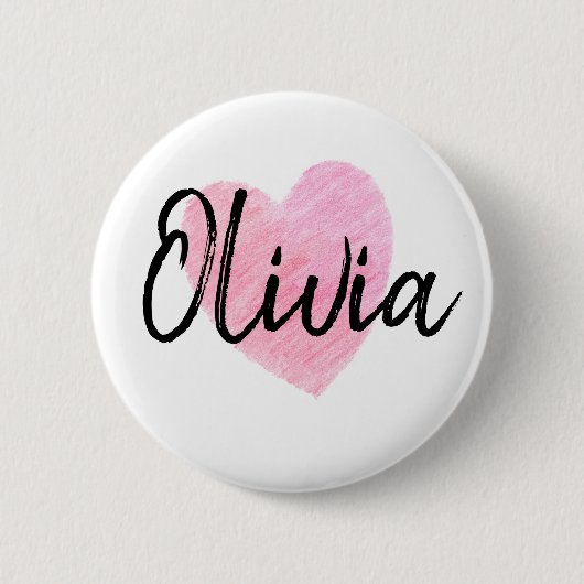 Olivia-Herz Button (Vorderseite)