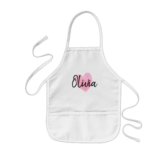 Olivia-Herz Kinderschürze (Vorne)
