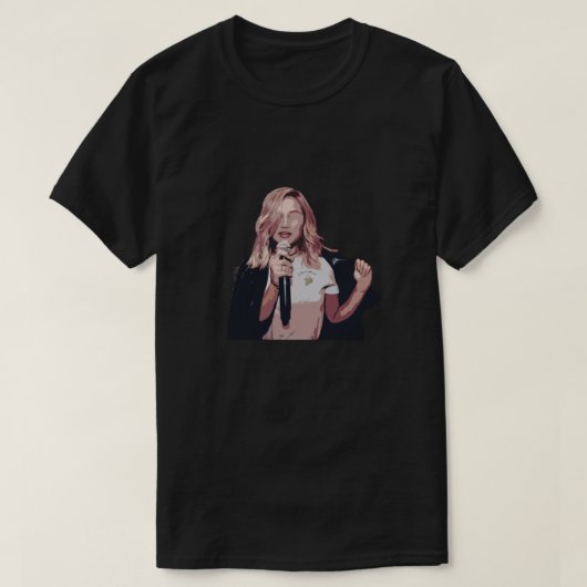 Olivia Holt Minimalistisch Angepasst Scoop T-Shirt (Design vorne)