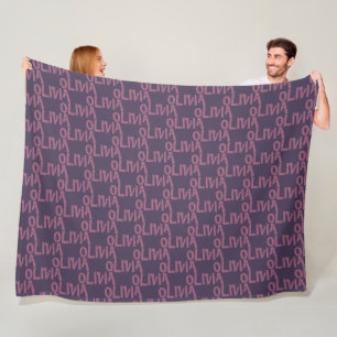 Olivia, Ihr Name Fleece Blanket