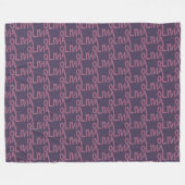 Olivia, Ihr Name Fleece Blanket (Vorderseite (Horizontal))