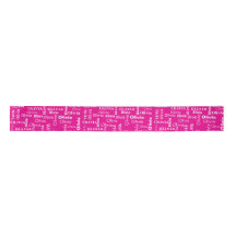 OLIVIA Individuelle Name auf Neon Pink