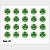Olivia Irish Kleeblatt Name Stickers (Blatt)