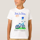 Olivia Kinder im Bewegungs-Shirt T-Shirt (Vorderseite)