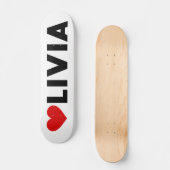 Olivia Liebe Skateboard (Vorderseite)