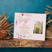 OLIVIA - Mädchen Name Bedeutung Geschenk - Meerjun Fotoplatte (Seite)