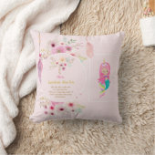 OLIVIA - Mädchen Name Bedeutung Geschenk - Meerjun Kissen (Decke)
