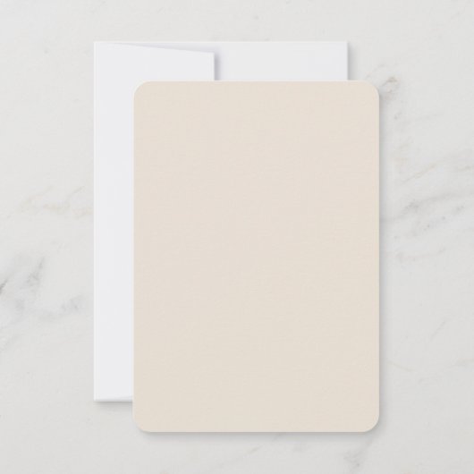OLIVIA Modern Ivory Celestie UAWG Response Card (Rückseite)