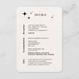 OLIVIA Moderne ivorische Himmelskarte Begleitkarte