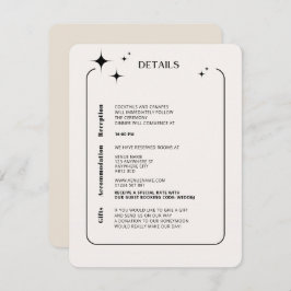 OLIVIA Moderne ivorische Himmelskarte Begleitkarte