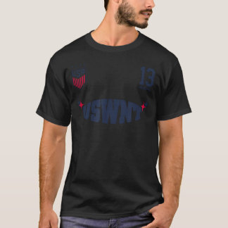 Olivia Moultrie 13 Weiß Uswnt Offiziell T-Shirt