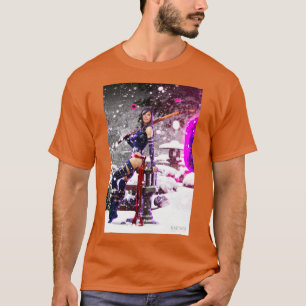Olivia Munn als Psylocke T-Shirt