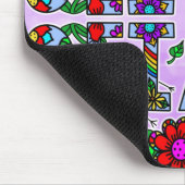 Olivia, Name eines Mädchen im digitalen Folk Art S Mousepad (Ecke)