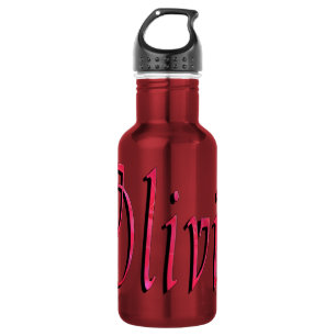 Olivia, Name, Logo, Girls Steel Water Bottle Trinkflasche