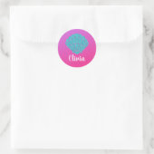 Olivia Name Stickers Labels School Book Mermaid (Tasche)
