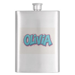 Olivia Namens Kunst Flachmann