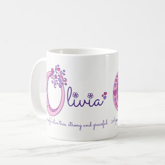 Olivia- oder kaffeetasse (Vorderseite Links)